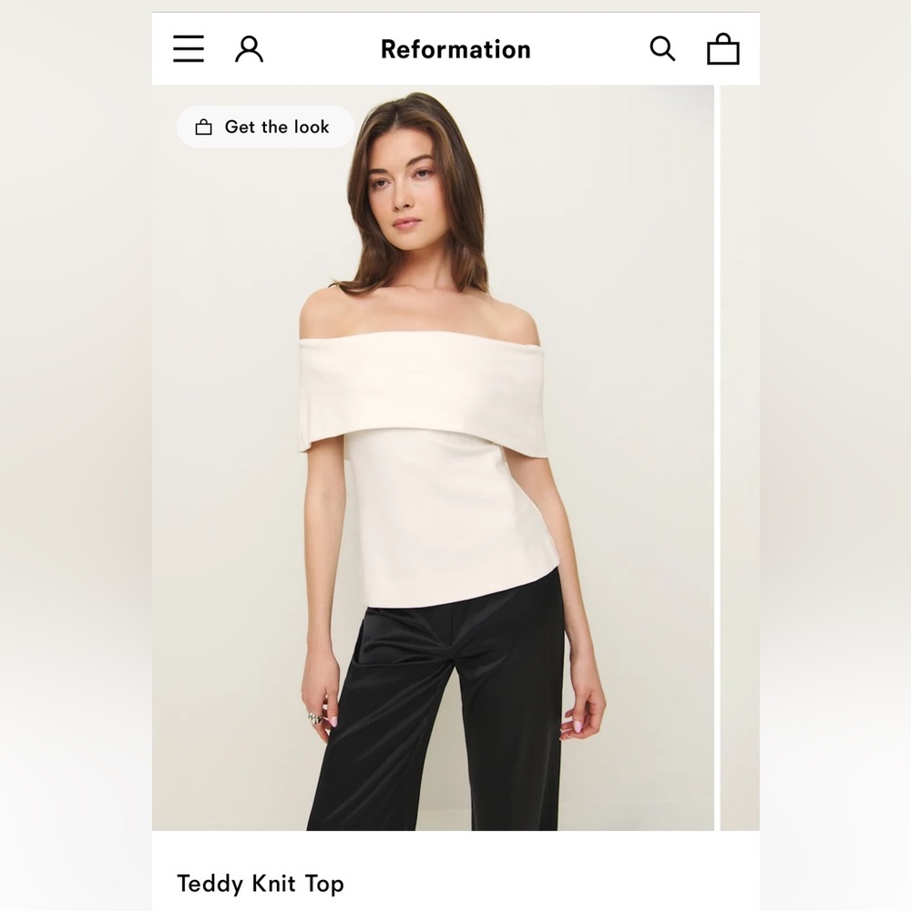 ISO Reformation Teddy Knit Top
Do not buy- looking for any color in large